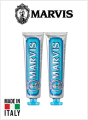 Aquatic Mint Toothpaste Refreshing Mint Flavor Fluoride Toothpaste 85ml Pack Of 2