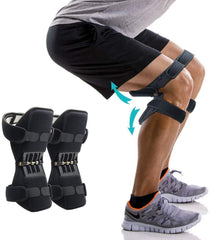 Walk Fit Power Knee Booster, Knee Brace Lift Joint Support Knee Pads Upgrade Spring Brace Rebound Booster,Power Knee Stabilizer Protector Band for Mountaineering Deep Care Squat Gym Training