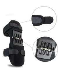 Walk Fit Power Knee Booster, Knee Brace Lift Joint Support Knee Pads Upgrade Spring Brace Rebound Booster,Power Knee Stabilizer Protector Band for Mountaineering Deep Care Squat Gym Training