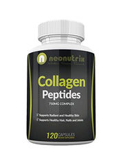 Collagen Peptides Supplement 750mg - 120 Capsules