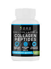 Collagen Peptides Dietary Supplement - 60 Capsules