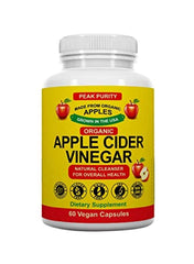 Apple Cider Vinegar Dietary Supplement - 60 Vegan Capsules