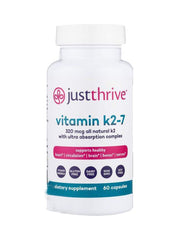 Vitamin K2-7 Dietary Supplement 320mcg - 60 Capsules