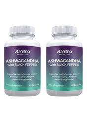 Pack Of 2 Ashwagandha With Black Pepper - 120 Capsules