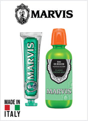 Classic Mint Oral Care Set – Fluoride Toothpaste 85ml + Mouthwash 400ml, Intense Fresh Breath & Daily Hygiene