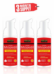 Minoxidil Gold Edition Foam – The Ultimate Hair Loss Solution Red- Pack of 3