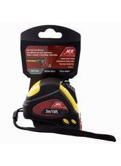Auto Lock Tape Measure 300cm Black Yellow