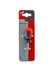 Mechanical Slot Screwdriver With Two-Tone Handle 6mm