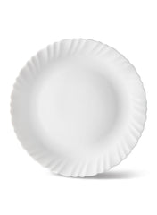 Dinner Plate Fluted White 27cm
