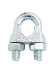 Diall Zinc-Plated Steel Wire Rope Clamp 90 x 10mm