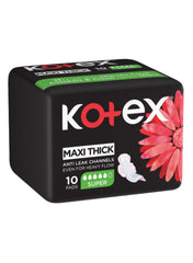 Maxi Thick Sanitary Pads With Wings Super 10's