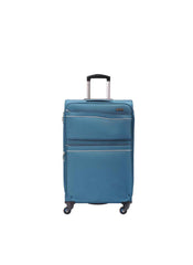 Cosmo Iridium Nylon Soft Luggage Trolley Bag