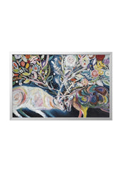 Wall Mount Picture With Frame Aluminium 118x78cm