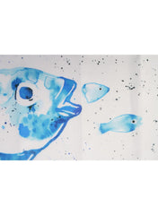 Bream Patterned Polyester Table Mat Set 35 X 50Cm 2Pcs