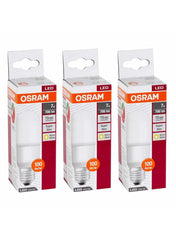 Osram LED Screw Bulb Pack 7W Warm White 3Pcs