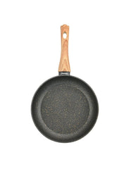 Black Cosmic Induction Aluminium Frying Pan (20 Cm)