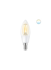 WiZ Tunable C35 E14 Smart Candle Light Bulb Warm to Cool White 40W