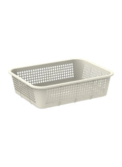 Large Fruit Tray Storage Basket Off White 40 X 31 X 11Cm