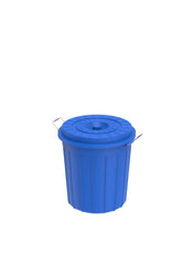 Cosmoplast Round Plastic Drum With Lid 35 L