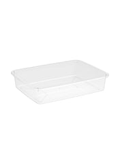 Multipurpose Universallarge Tray Transparent 42 X 31 X 8Cm