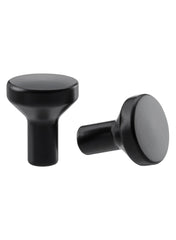 Bagganas Knob Black Colour 21mm 2 Pack