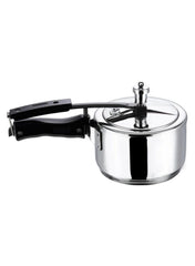 Stainless Steel Induction Pressure Cooker W Inner Lid 2 L