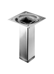 Hettich Furniture Leg in Stainless Steel Finish