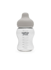 Pp Extra Wide Neck Bottle 3-6 Months Grey 240ml 1's BM110G