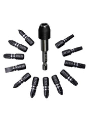 Erbauer Heavy Duty Mixed Impact Bit Set 13Pcs