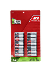 Alkaline Batteries Aa Pack Of 36 1.5V