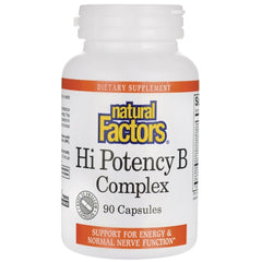 90 Capsules High Potency B Complex