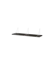 Wall Shelf Brown Black White