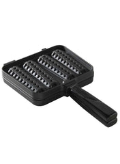 Nordic Waffle Dippers Pan 20.3x33.4cm Black