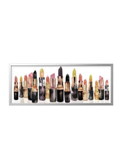 Wall Mounted Picture With Frame Lipstick Collection 140x56cm