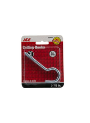 Zinc Plated Steel Ceiling Hooks 40cm Pack Of 2
