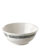 Bowl White Patterned 20 Cm