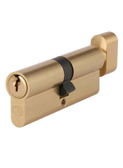 Brass Thumbturn Cylinder Lock Set 80 x 33 x 17mm