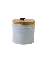 Bevin Ceramic Cotton Jar With Lid