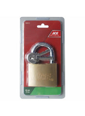 Solid Brass Padlock With Keys 6cm