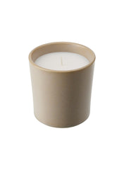 Scented Candle In Ceramic Jar Vanilla Light Beige 50hr