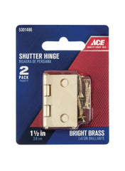 Brass Shutter Hinge 3.81cm 2Pcs