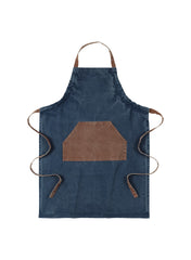 Apron Blue Brown