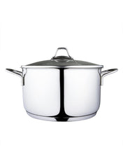 Modernist Stainless Steel Stock Pot Withlid 24Cm