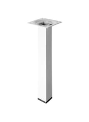 Hettich Steel Furniture Leg White