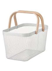 Basket White 27 x 42 x 23cm