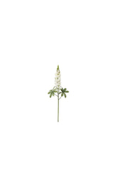 Artificial Flower Lupin White 74 Cm