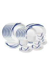 Stripe Dinner Set Blue 38Pcs