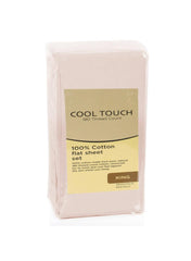 Touch King Flat Sheet 260 x 270 cm, Cream