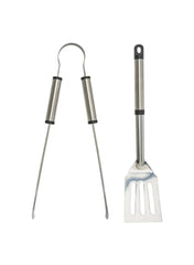 Two Piece Barbecue Tools Set Stainless Steel