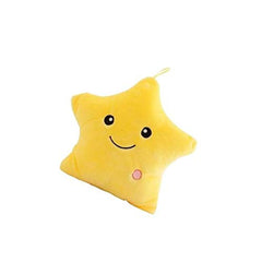 Stars Pillow Led Light Plush Pillow, White